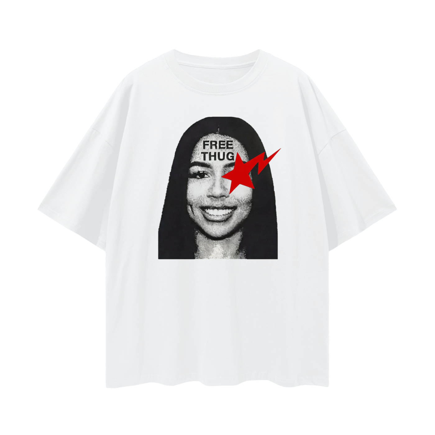 Vintage Like Free Thug Mariah Oversized T Shirt