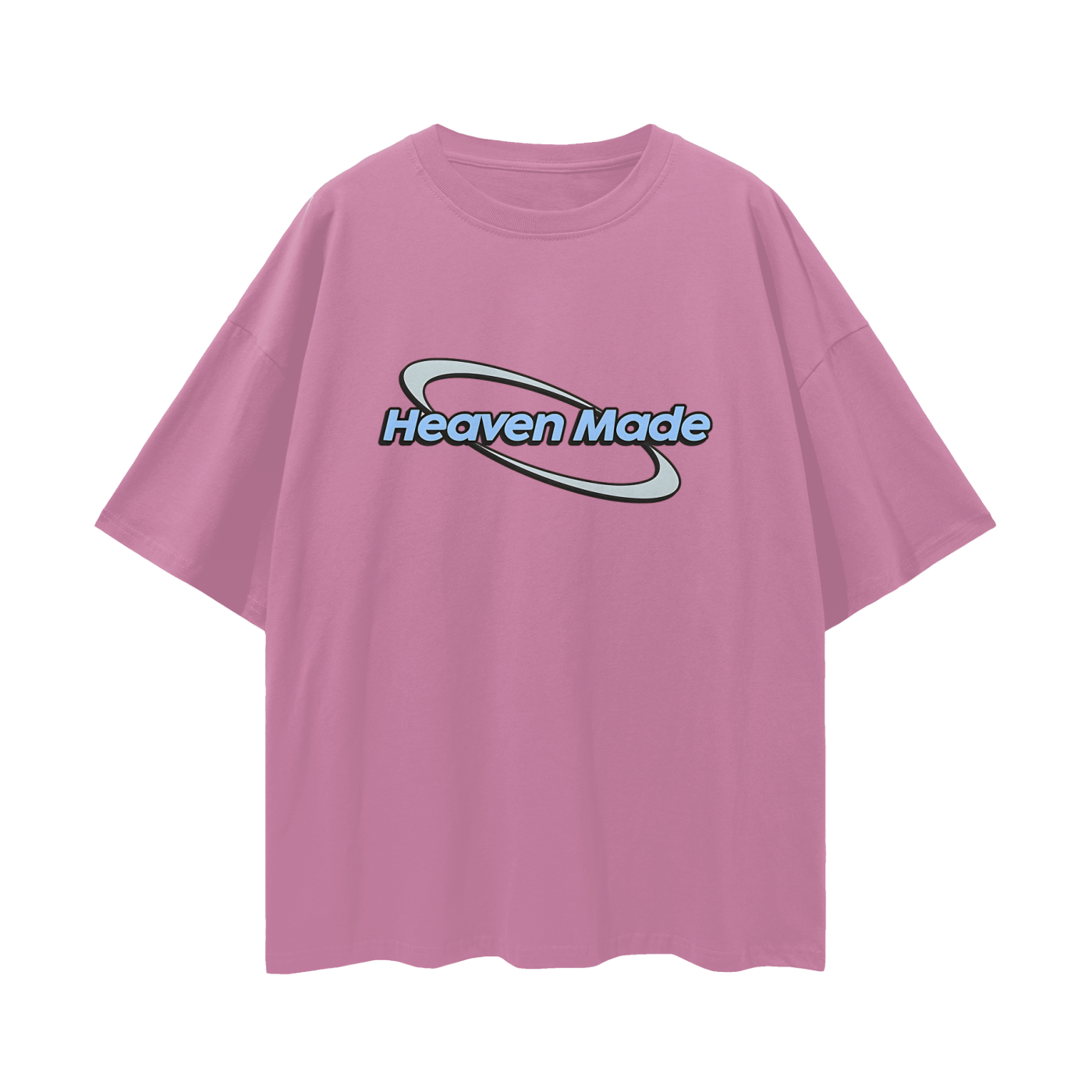 Religious Jesus Heaven Made Graphic Oversized T Shirt
