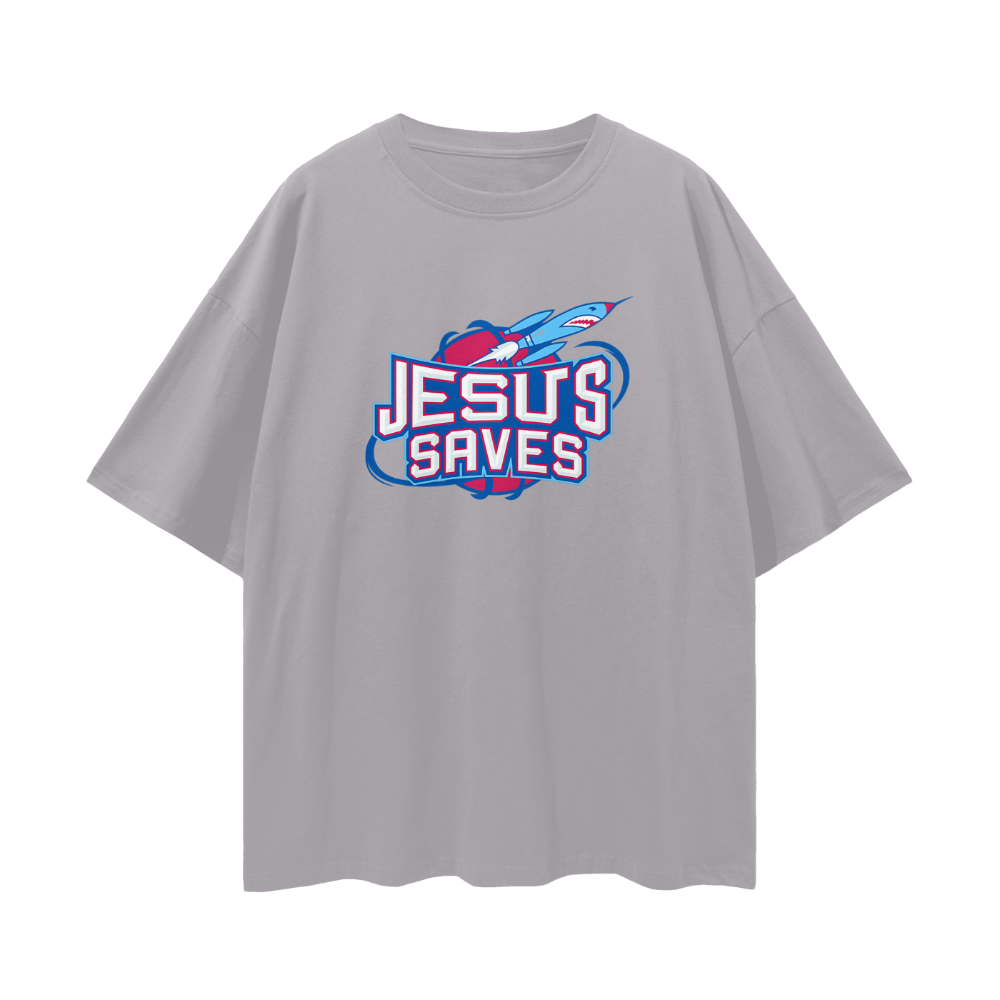 Religious Jesus Saves Vintage Houston Rockets Like Graphic Oversized T Shirt