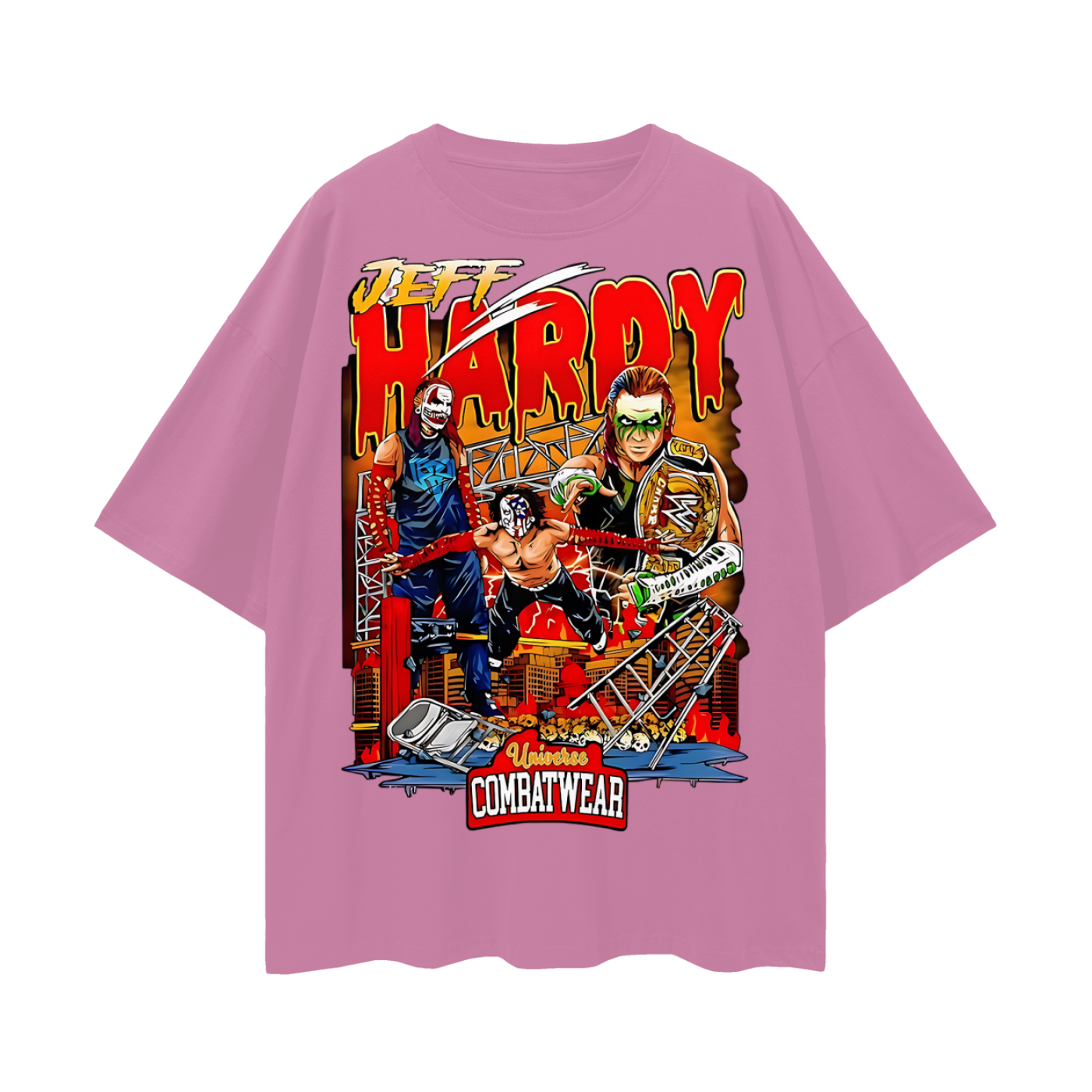 Jeff Hardy 90s Vintage Like Graphic Oversized T Shirt