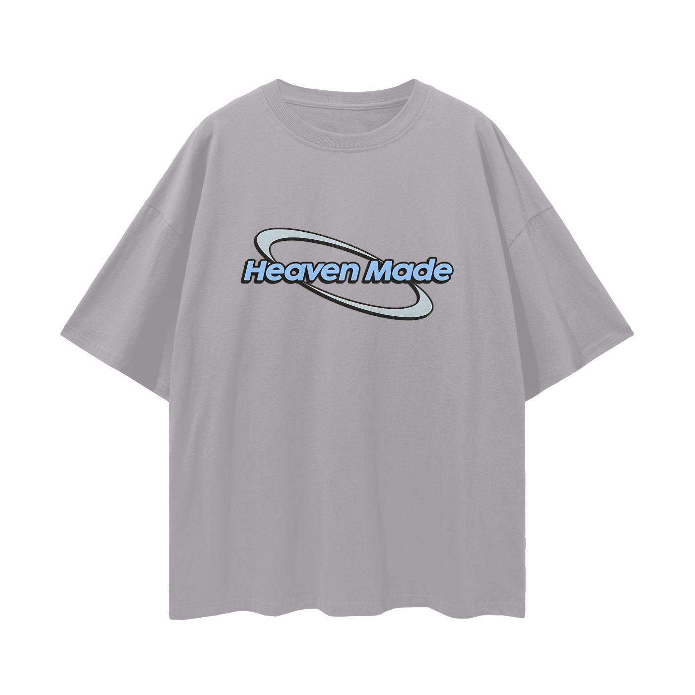 Religious Jesus Heaven Made Graphic Oversized T Shirt