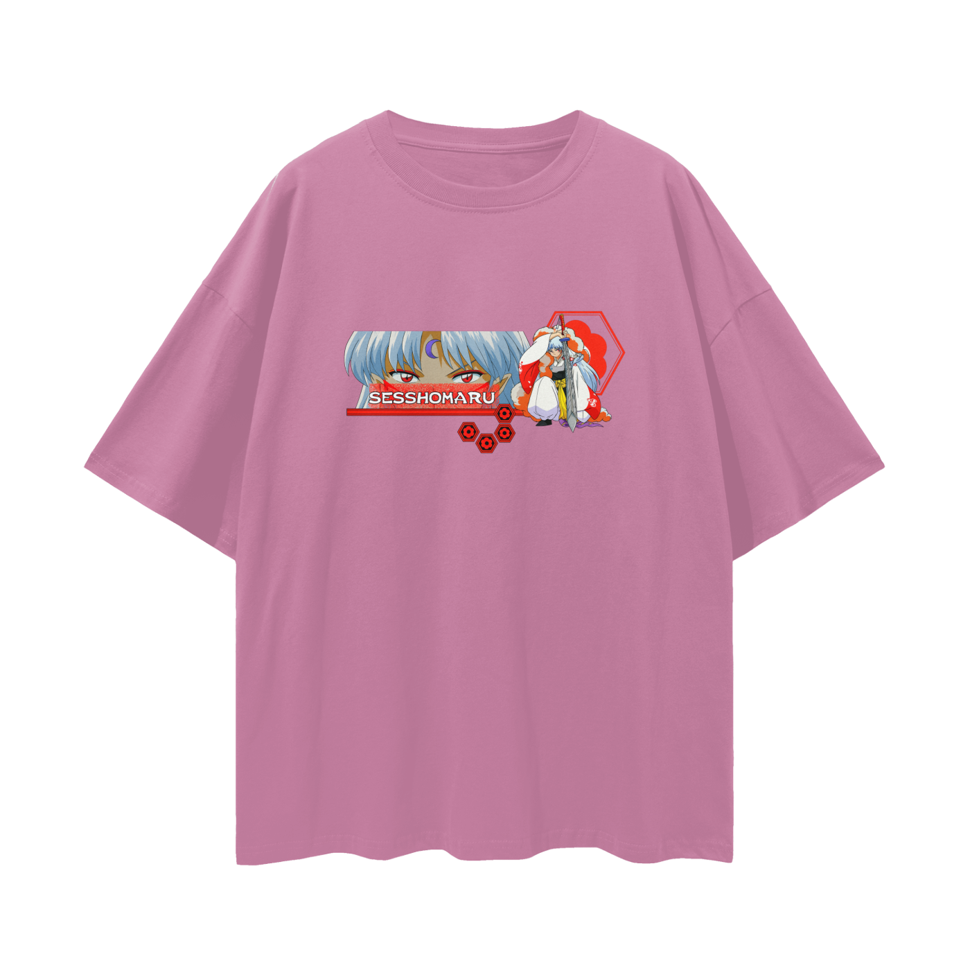 Vintage/Y2K InuYasha Anime Sesshomaru Oversized T Shirt
