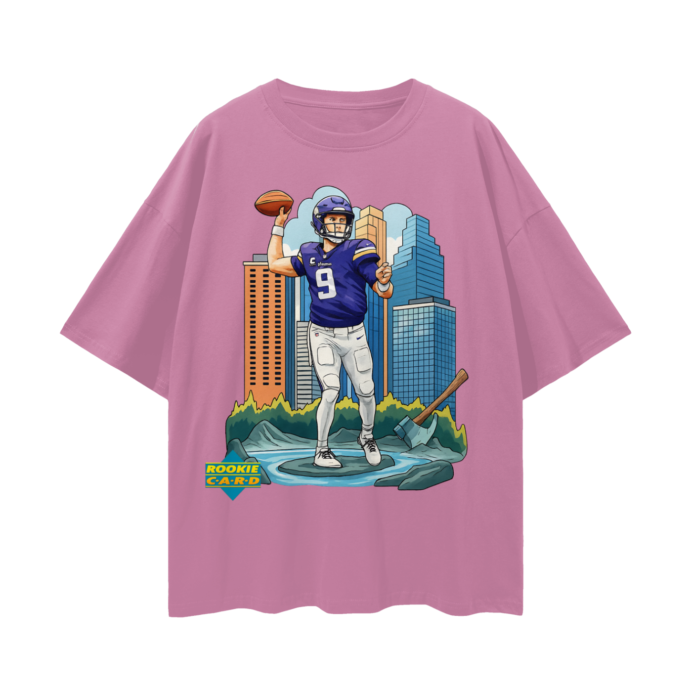 Vintage/Y2K JJ McCarthy Downtown Rookie Oversized T Shirt