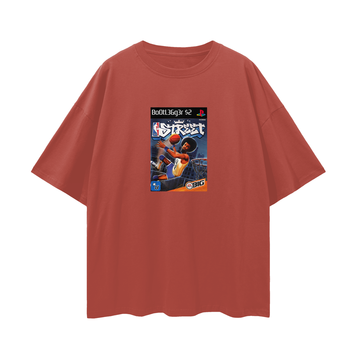 PlayStation 2 NBA Streetball Basketball Game Disc Tee