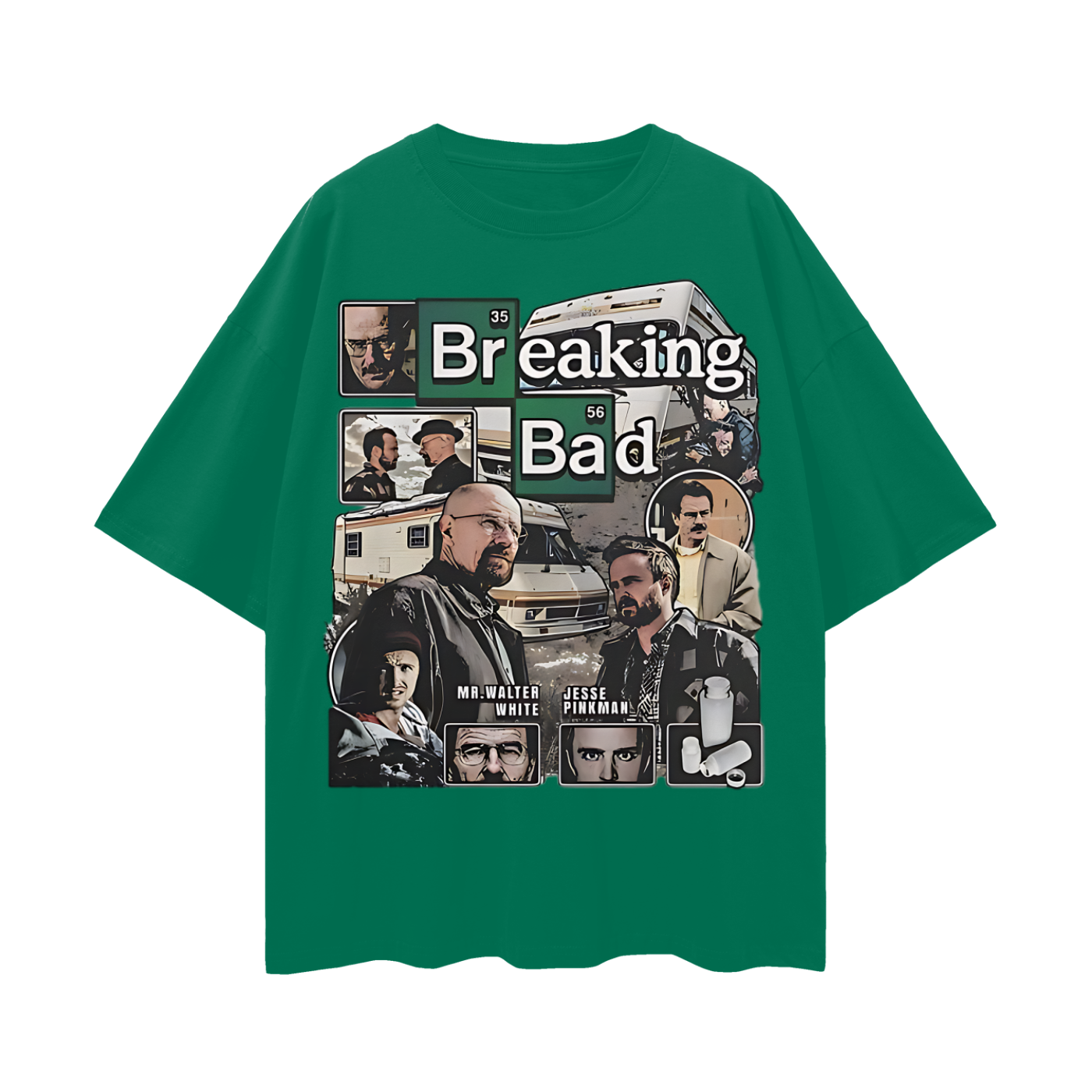 Funny Breaking Bad Vintage Like 90s Rap Graphic Oversized T Shirt