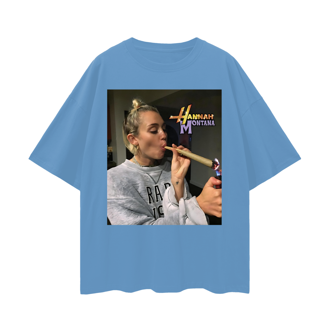 Hannah Montana 4/20 Funny Oversized T Shirt