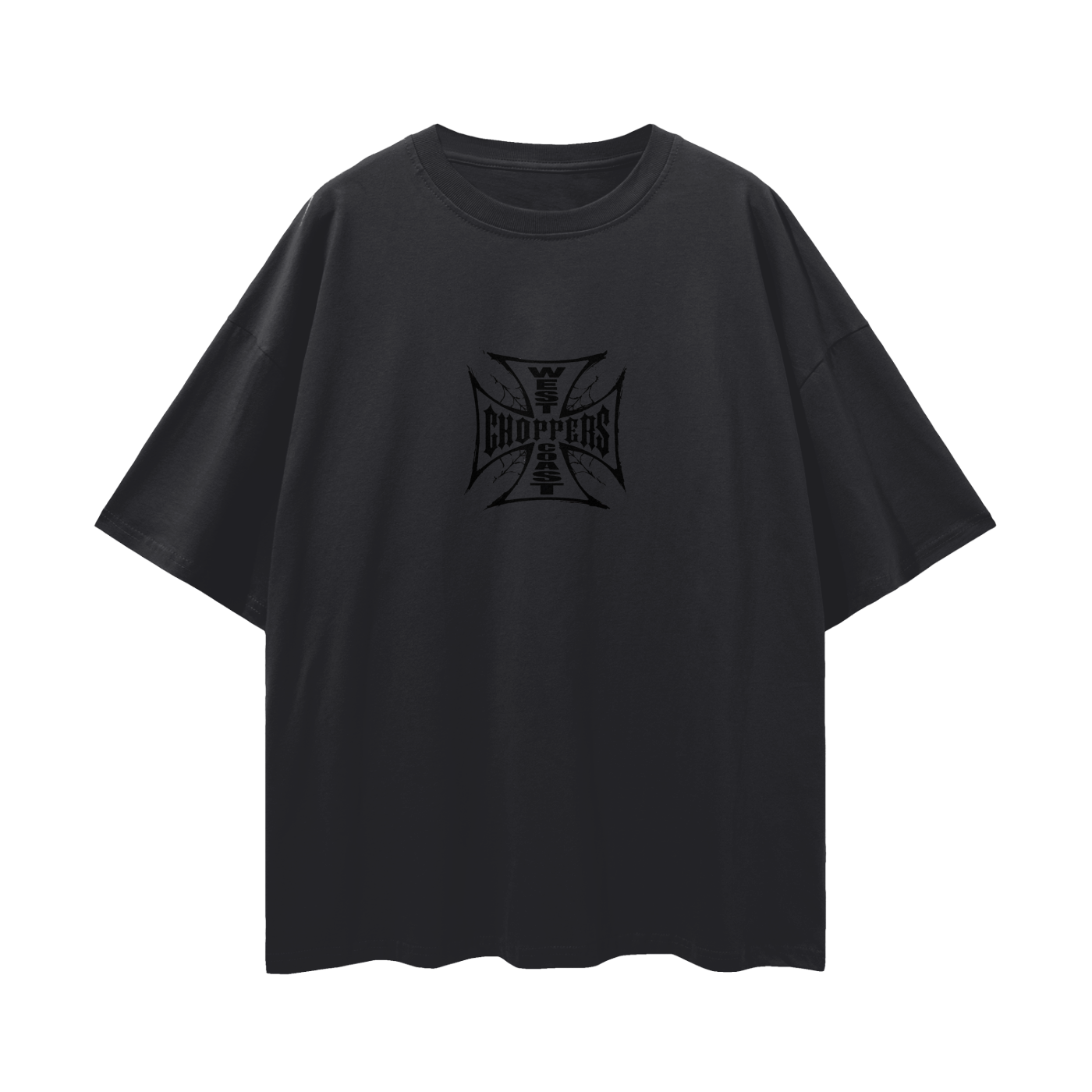 Vintage/Y2K Style West Coast Choppers Web Oversized T Shirt