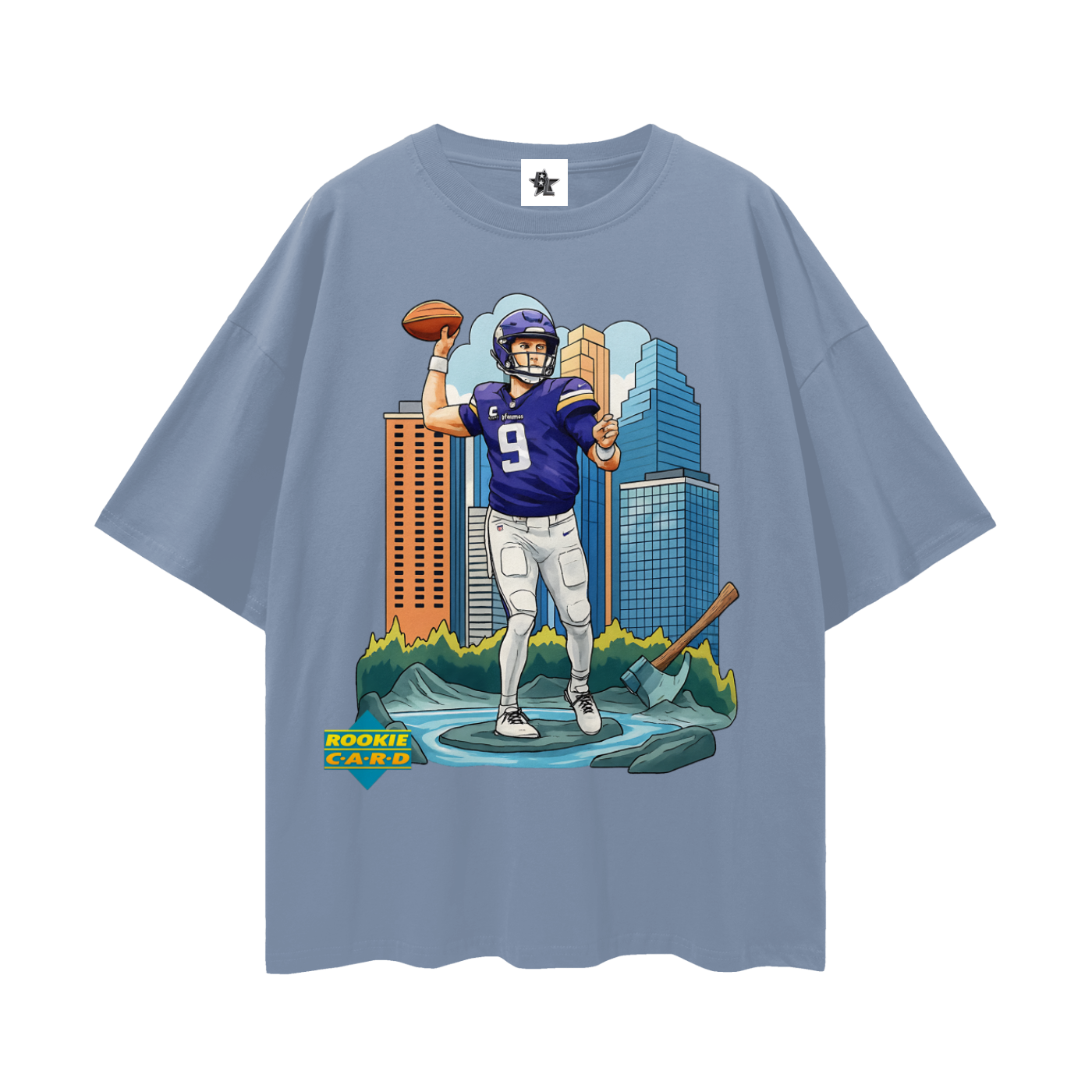 Vintage/Y2K JJ McCarthy Downtown Rookie Oversized T Shirt