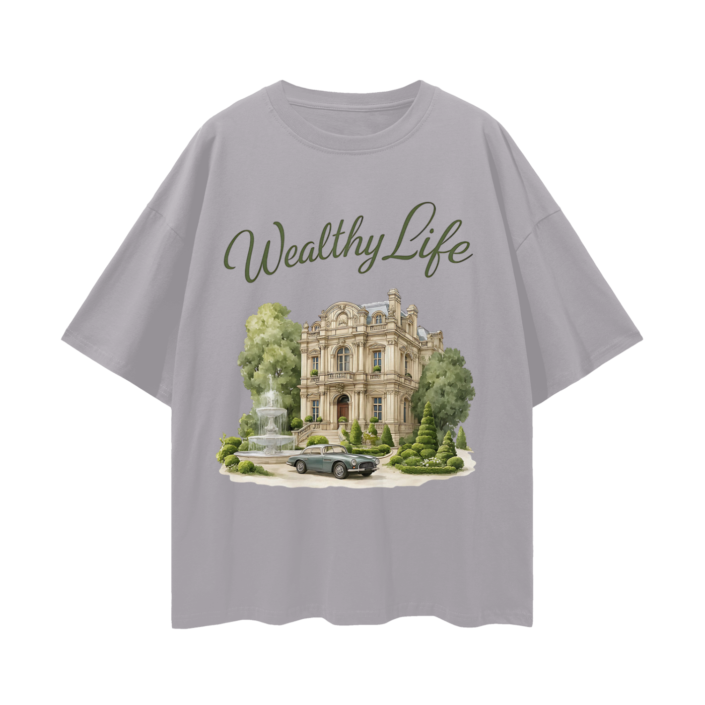 Vintage/Y2K Wealthy Life Luxury Graphic T Shirt