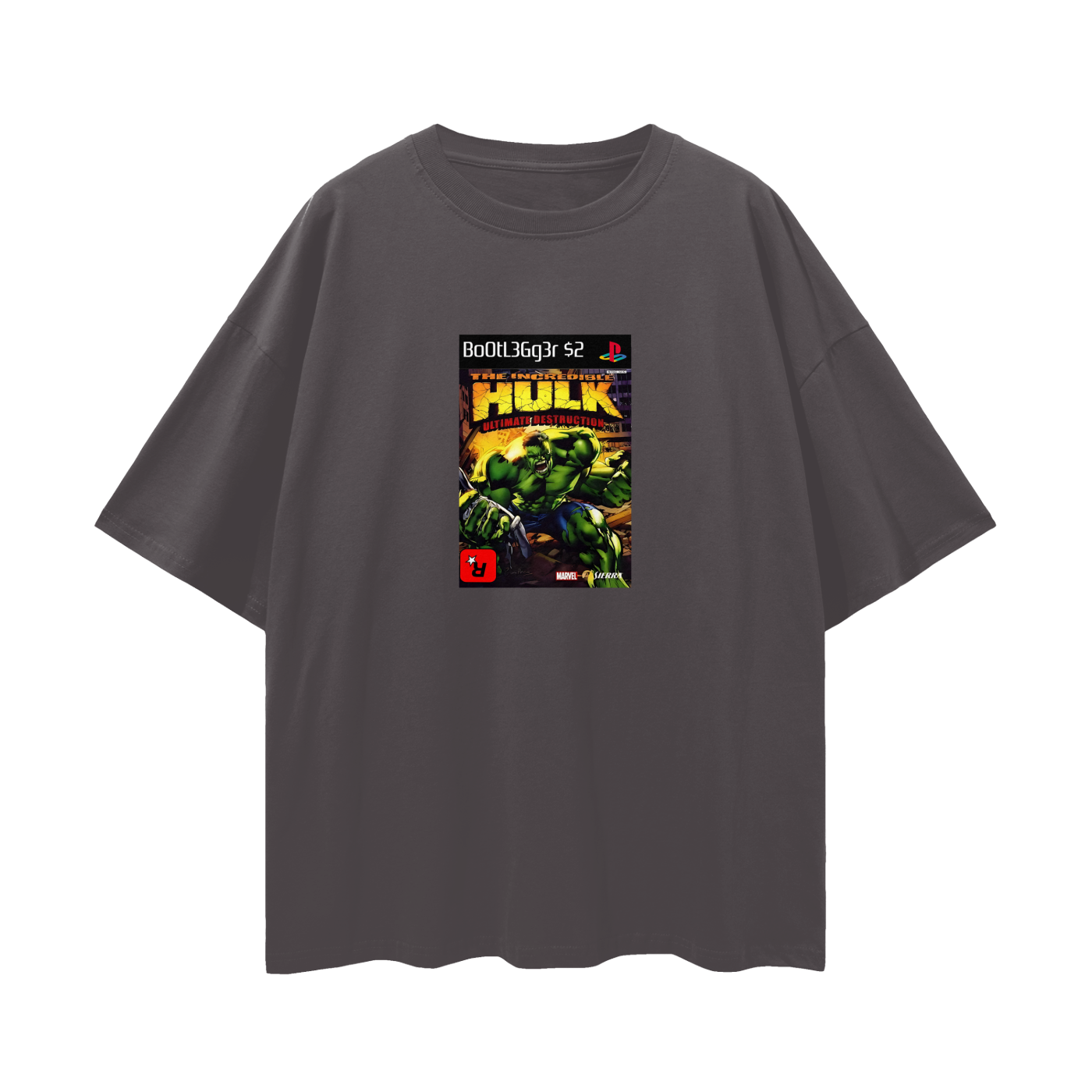 PlayStation 2 The Incredible Hulk PS2 Video Game Disc Tee