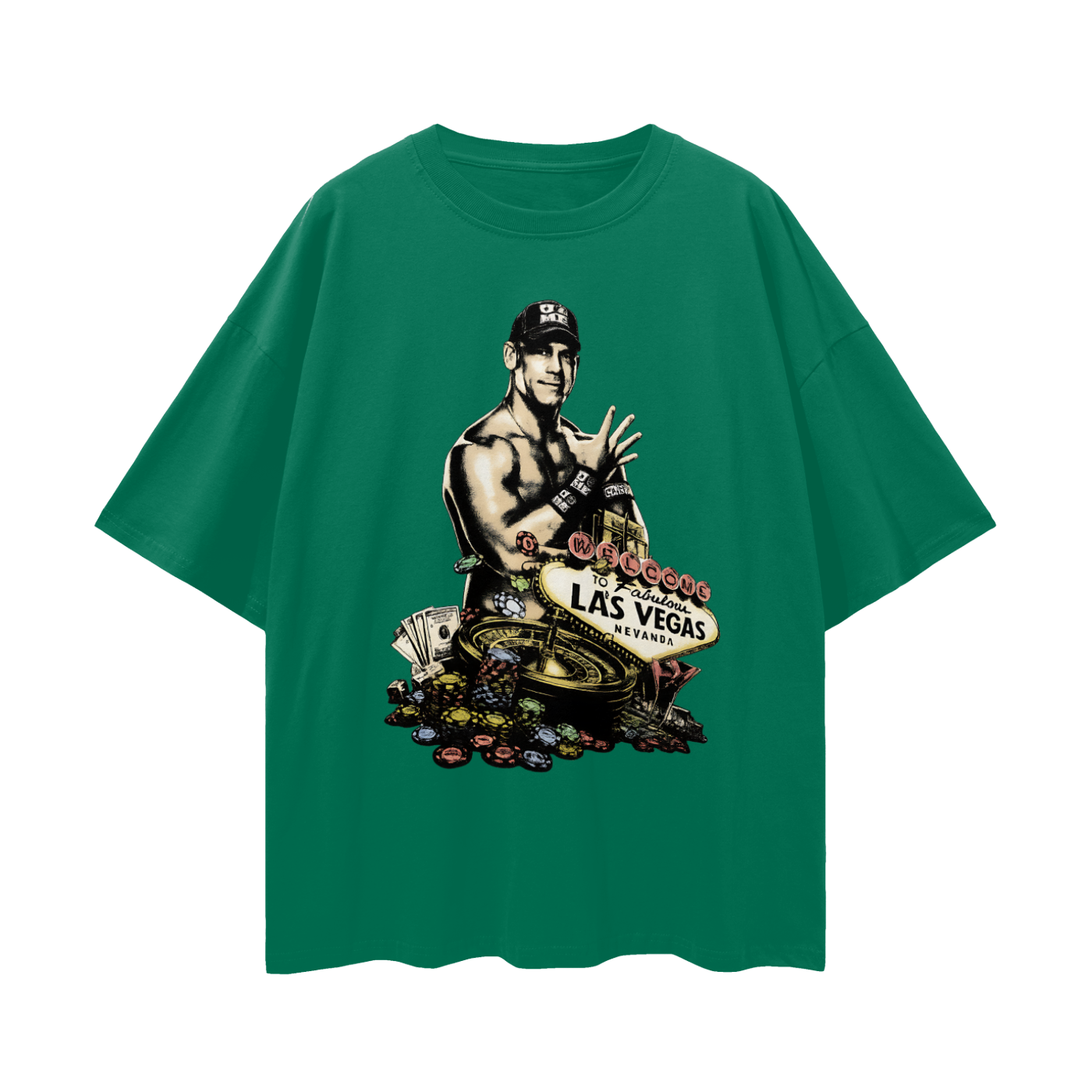 Vintage/Y2K John Cena Las Vegas Graphic T Shirt