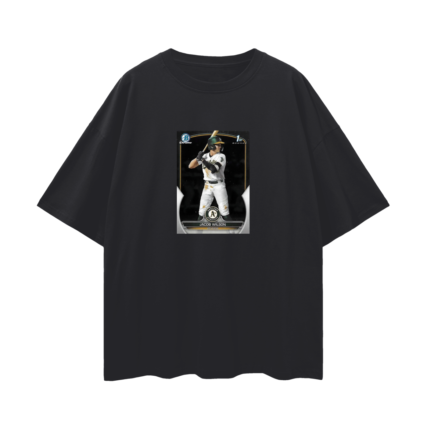 Jacob Wilson Athletics 1st Bowman T Shirt Vintage Like Graphic Oversized T Shirt