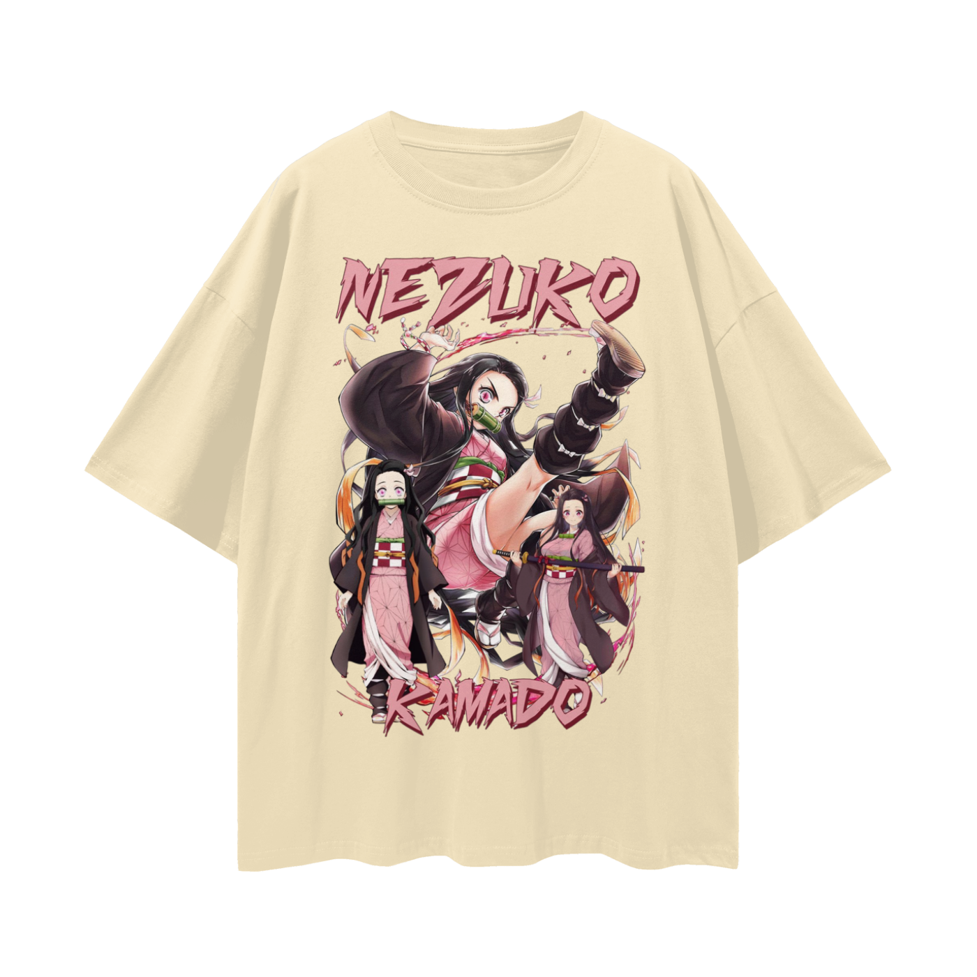 Vintage/Y2K Demon Slayer Anime Nezuko Oversized T Shirt