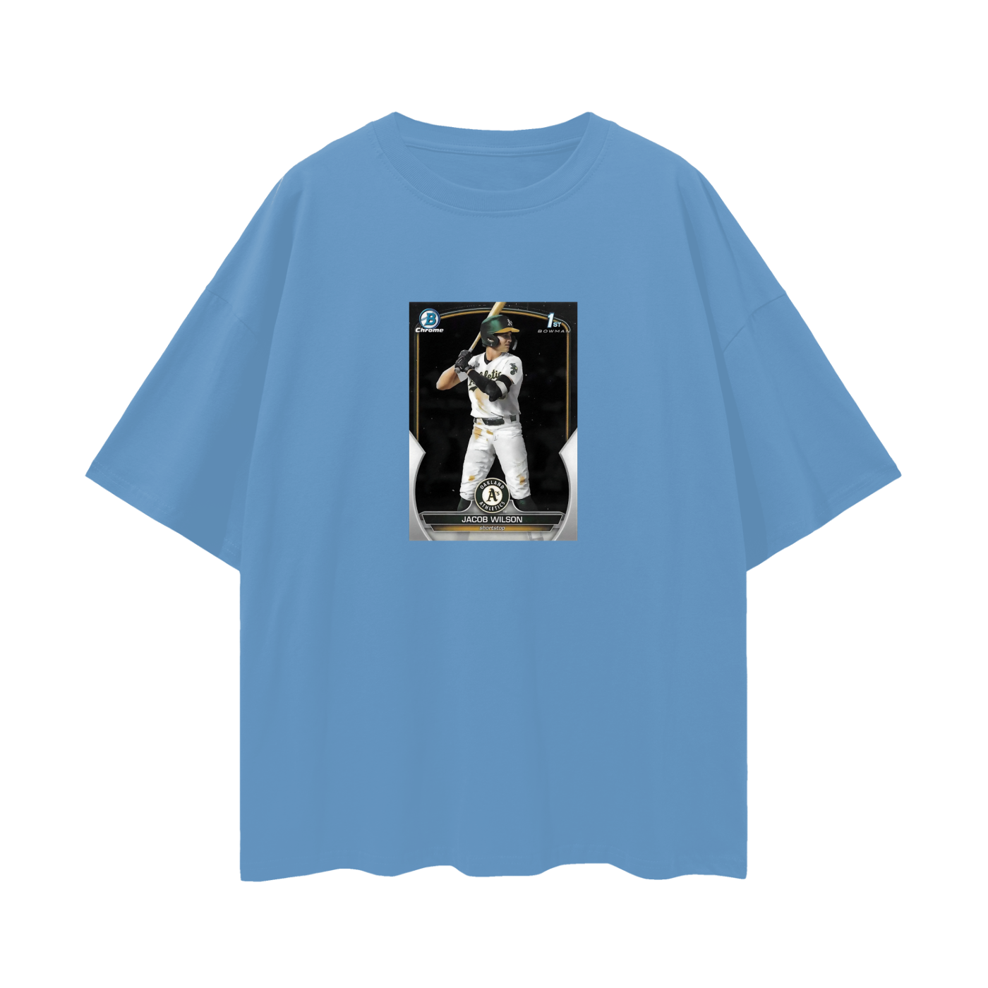 Jacob Wilson Athletics 1st Bowman T Shirt Vintage Like Graphic Oversized T Shirt