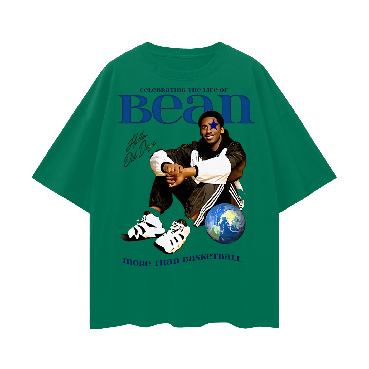 Vintage Like Kobe Bean Oversized T Shirt