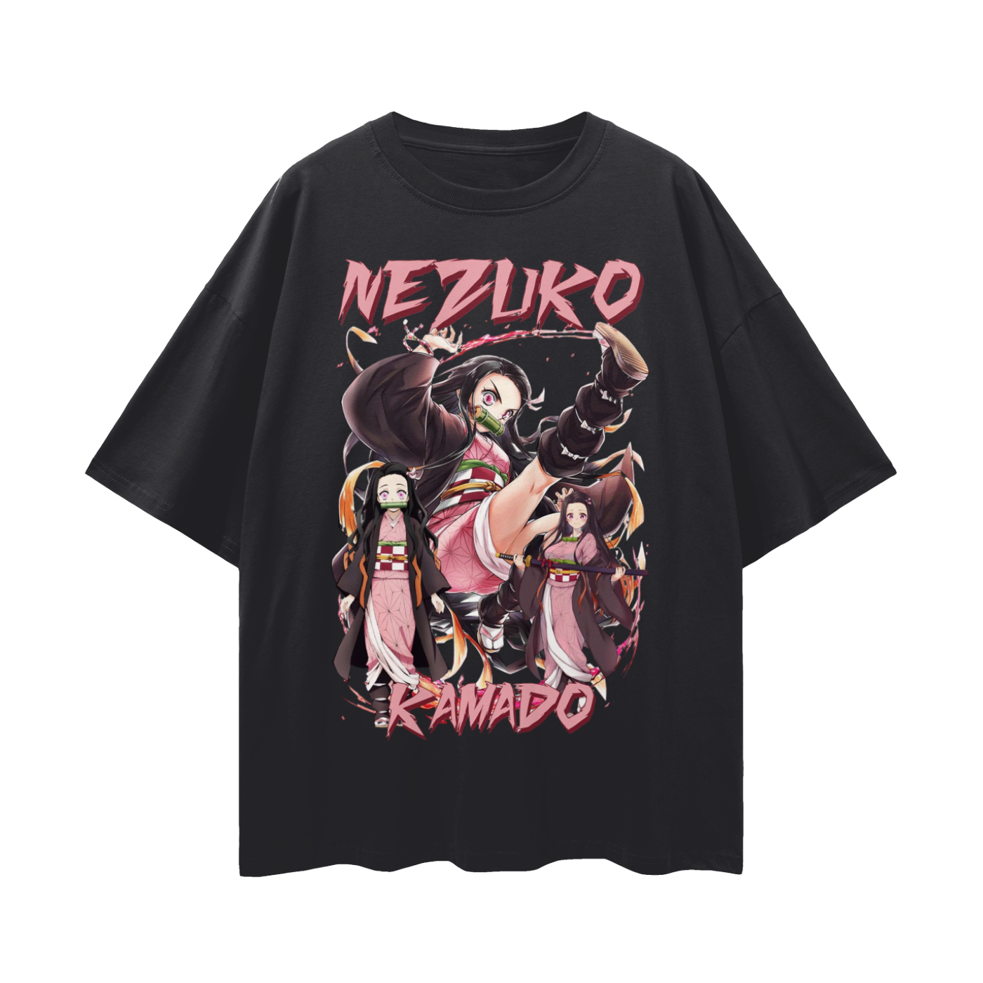 Vintage/Y2K Demon Slayer Anime Nezuko Oversized T Shirt