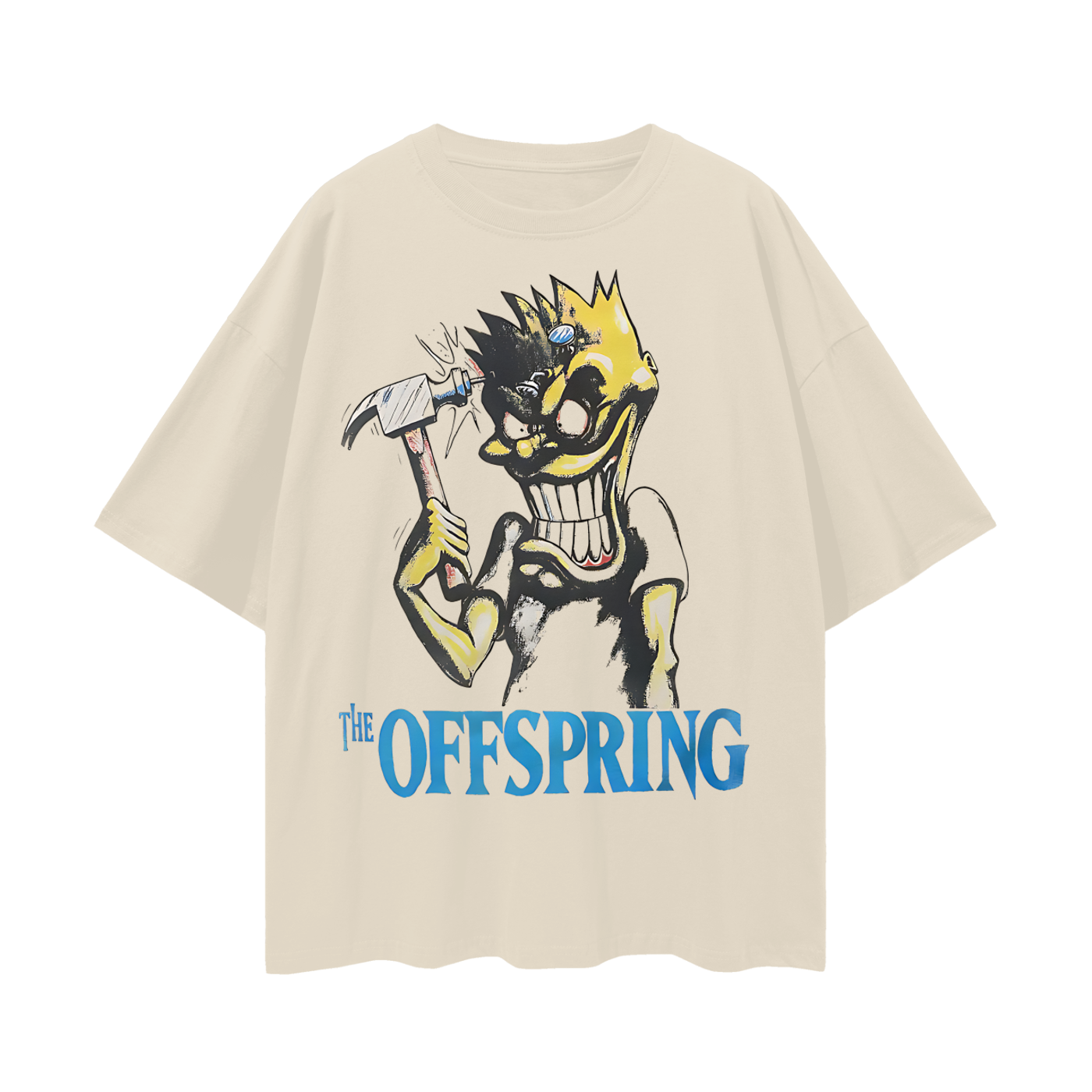 Vintage Like Offspring Hammer Oversized T Shirt