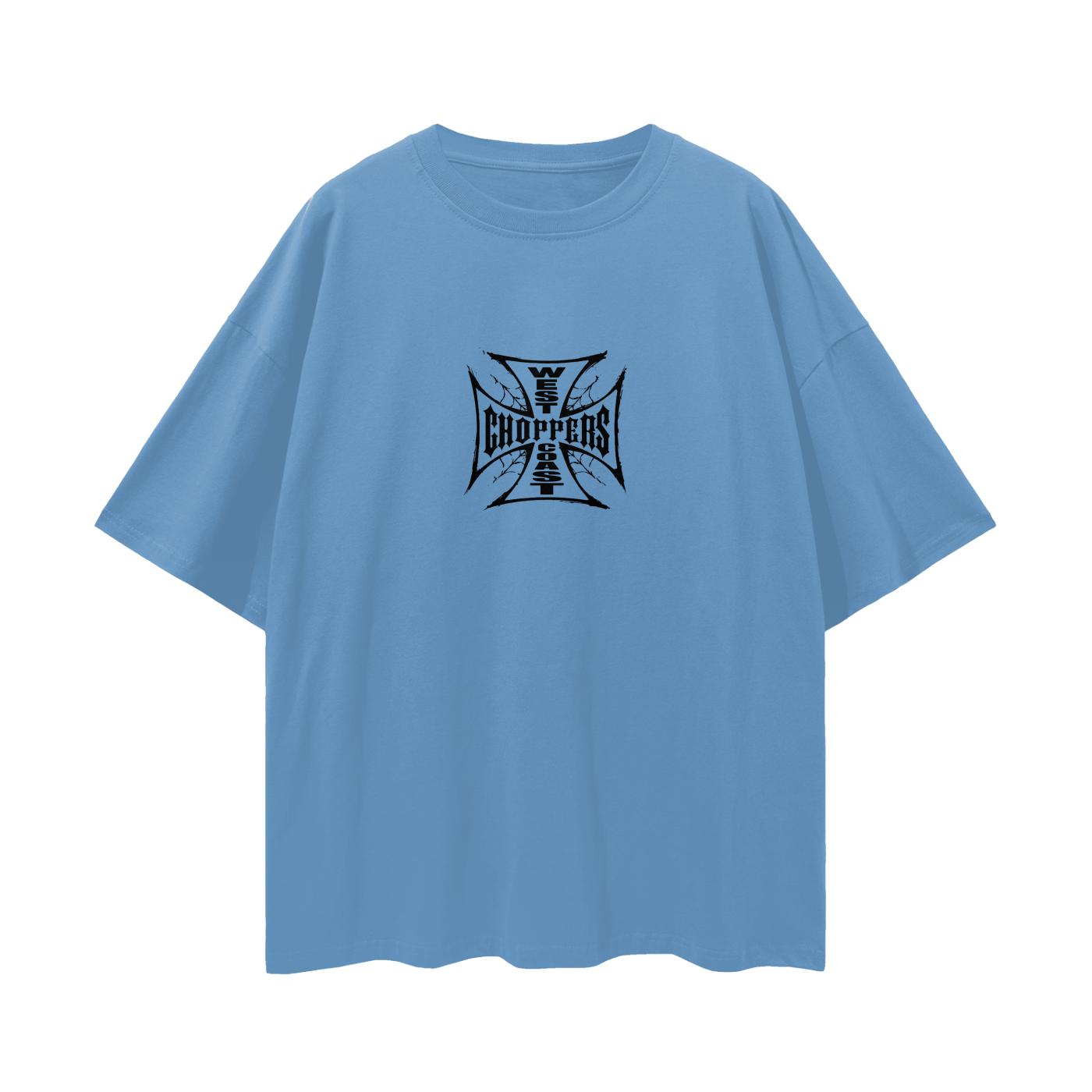 Vintage/Y2K Style West Coast Choppers Web Oversized T Shirt