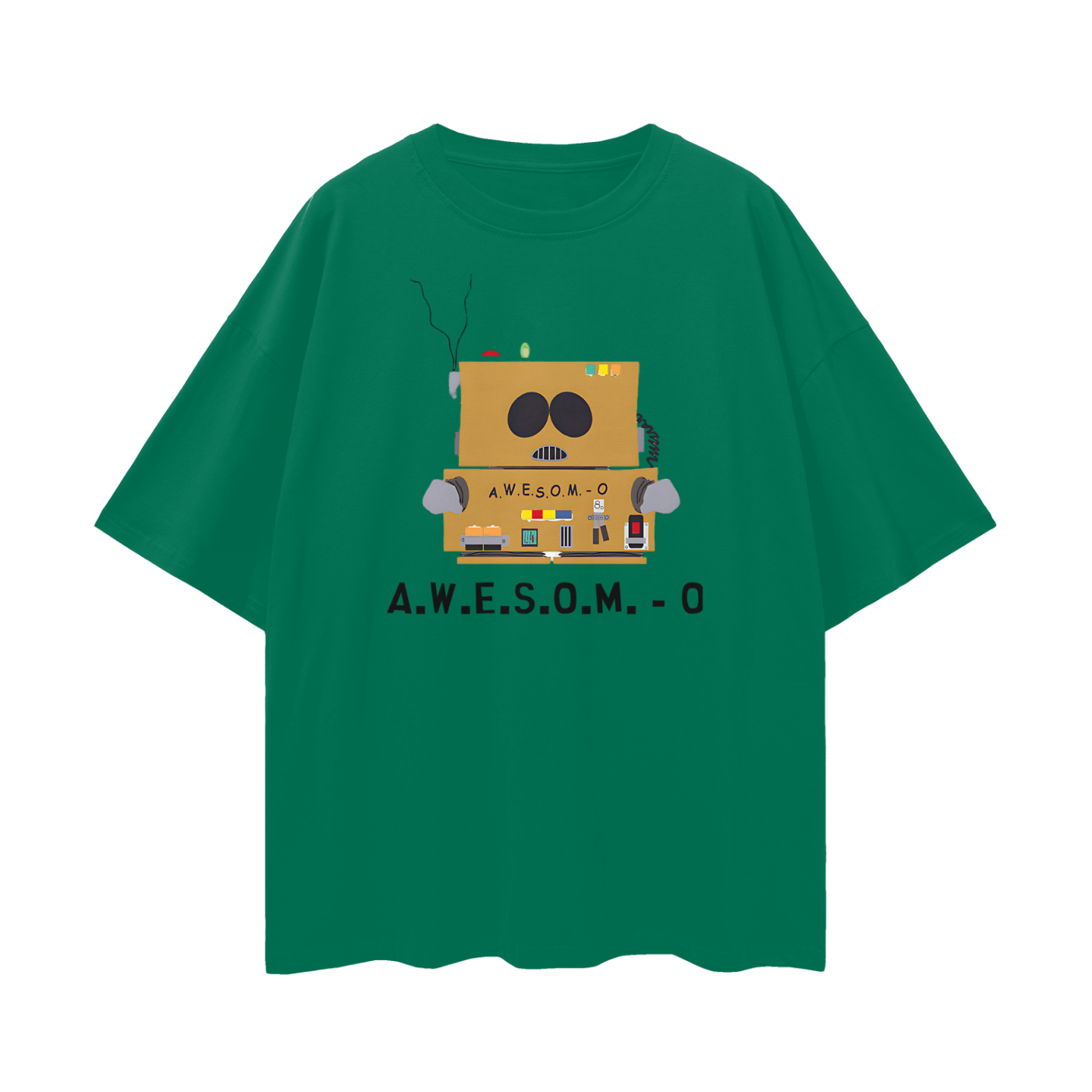 Vintage Like Funny South Park Cartman Awesom-o Oversized T Shirt