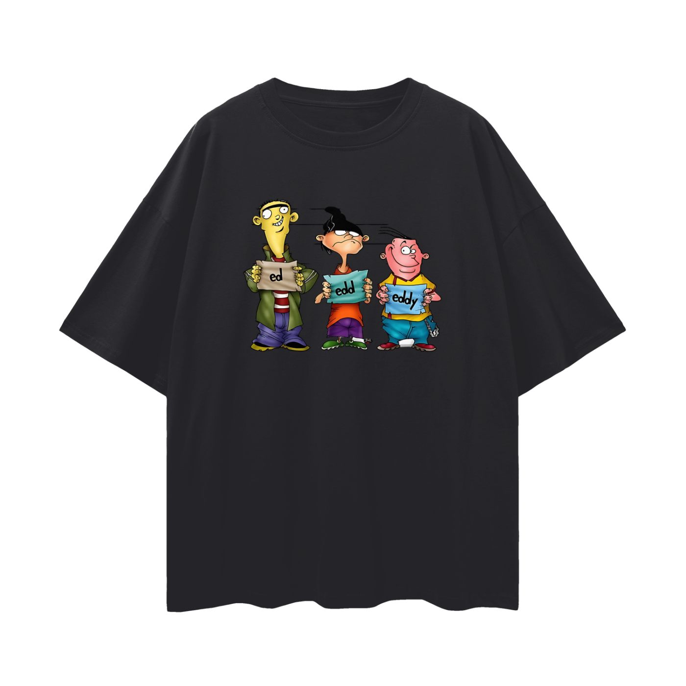 Vintage Like Ed Edd & Eddy Mugshot Oversized T Shirt
