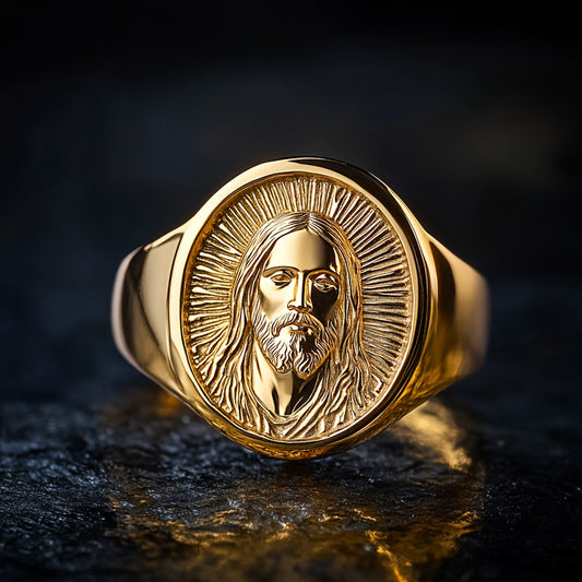 Face Of Jesus Ring
