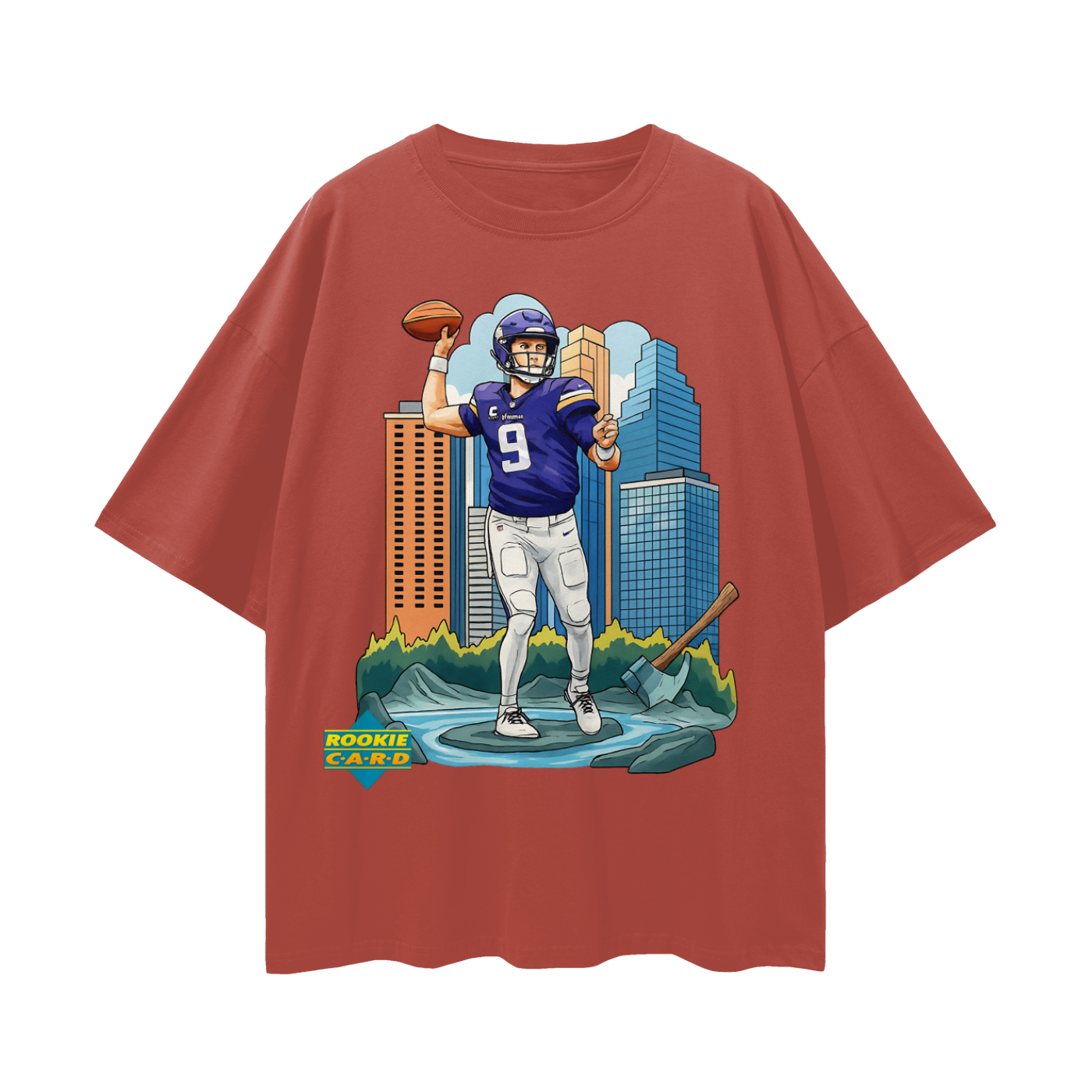Vintage/Y2K JJ McCarthy Downtown Rookie Oversized T Shirt