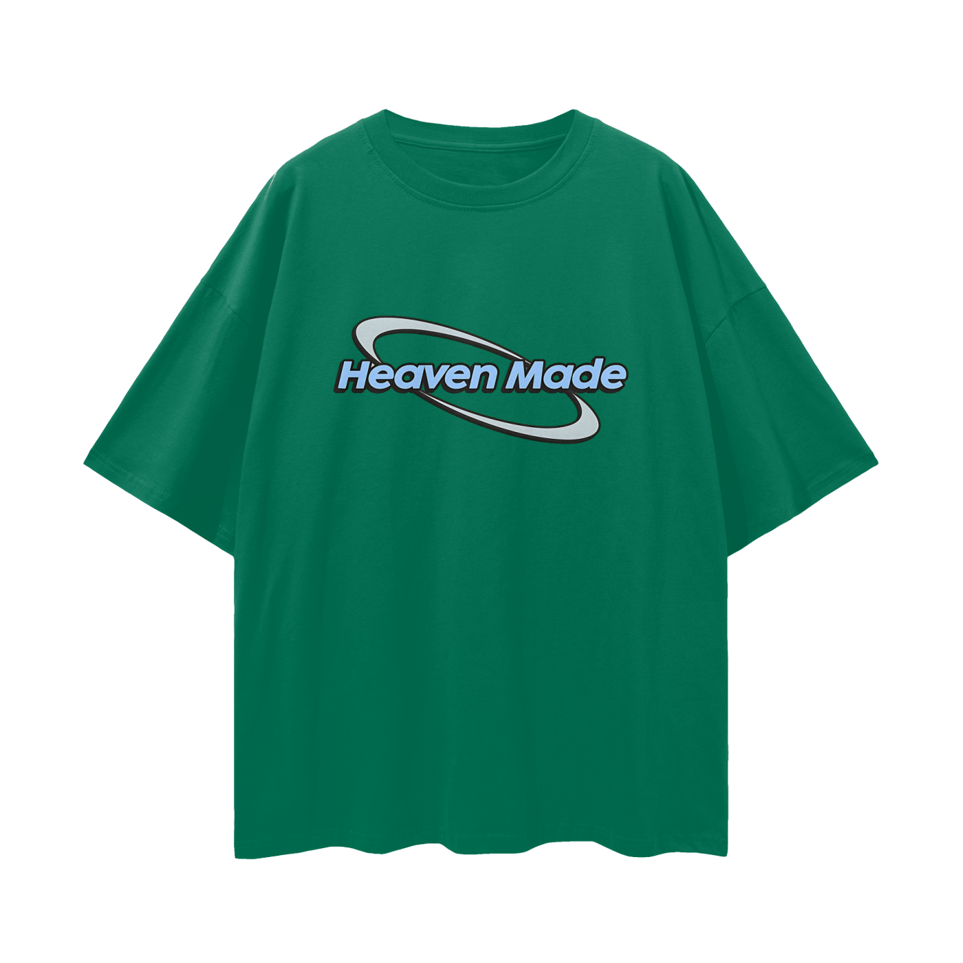 Religious Jesus Heaven Made Graphic Oversized T Shirt