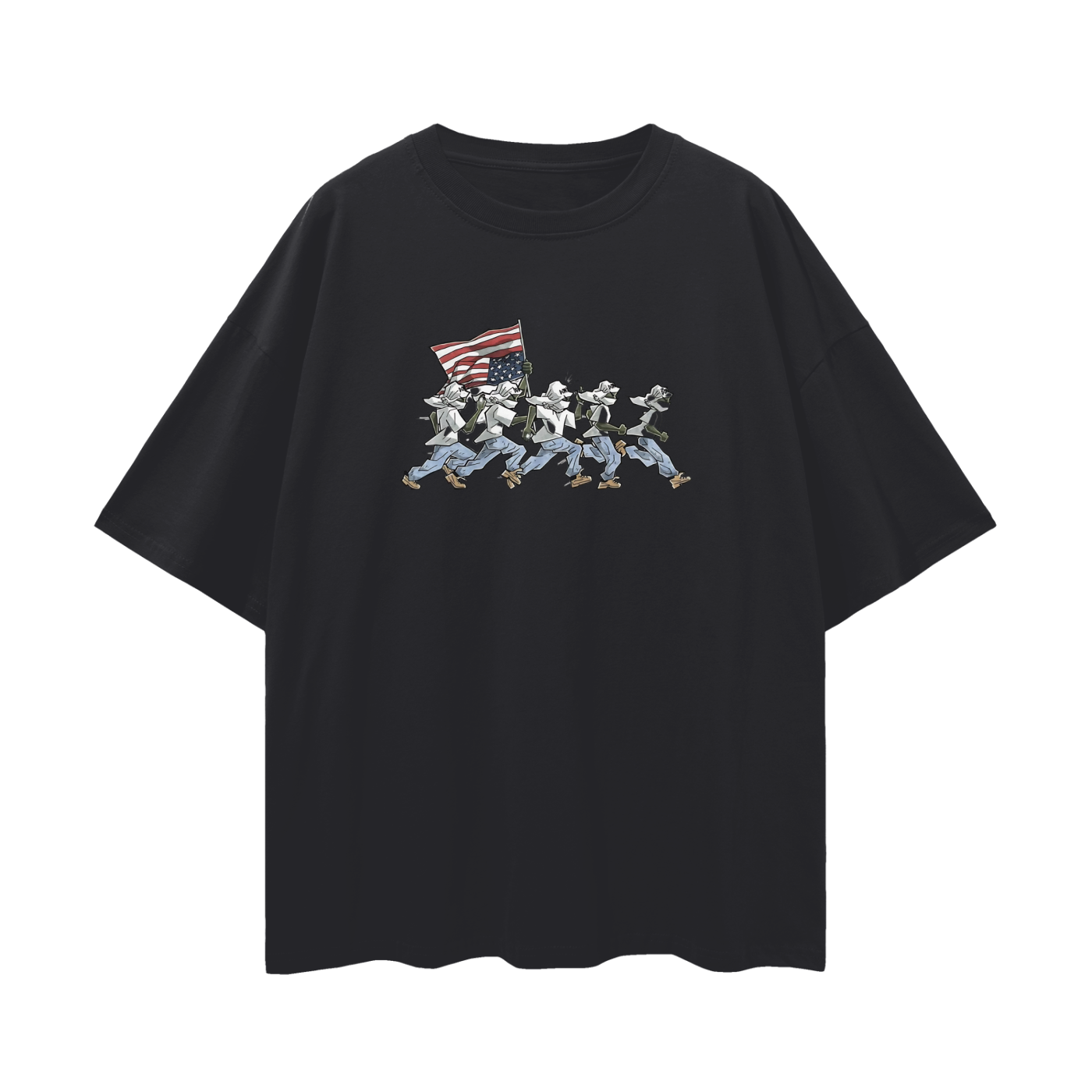 Asap Riot Running Man Oversized T Shirt