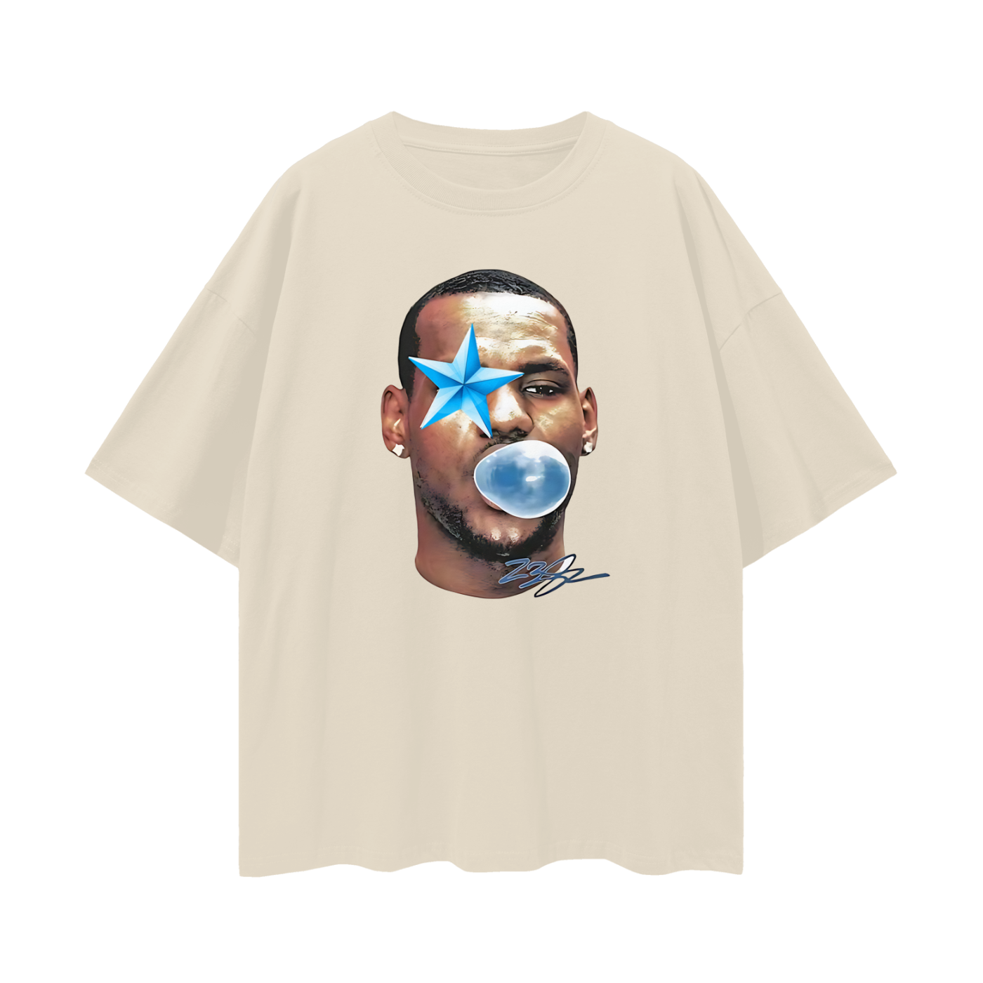 Lebron Bubble Gum Star Oversized T Shirt