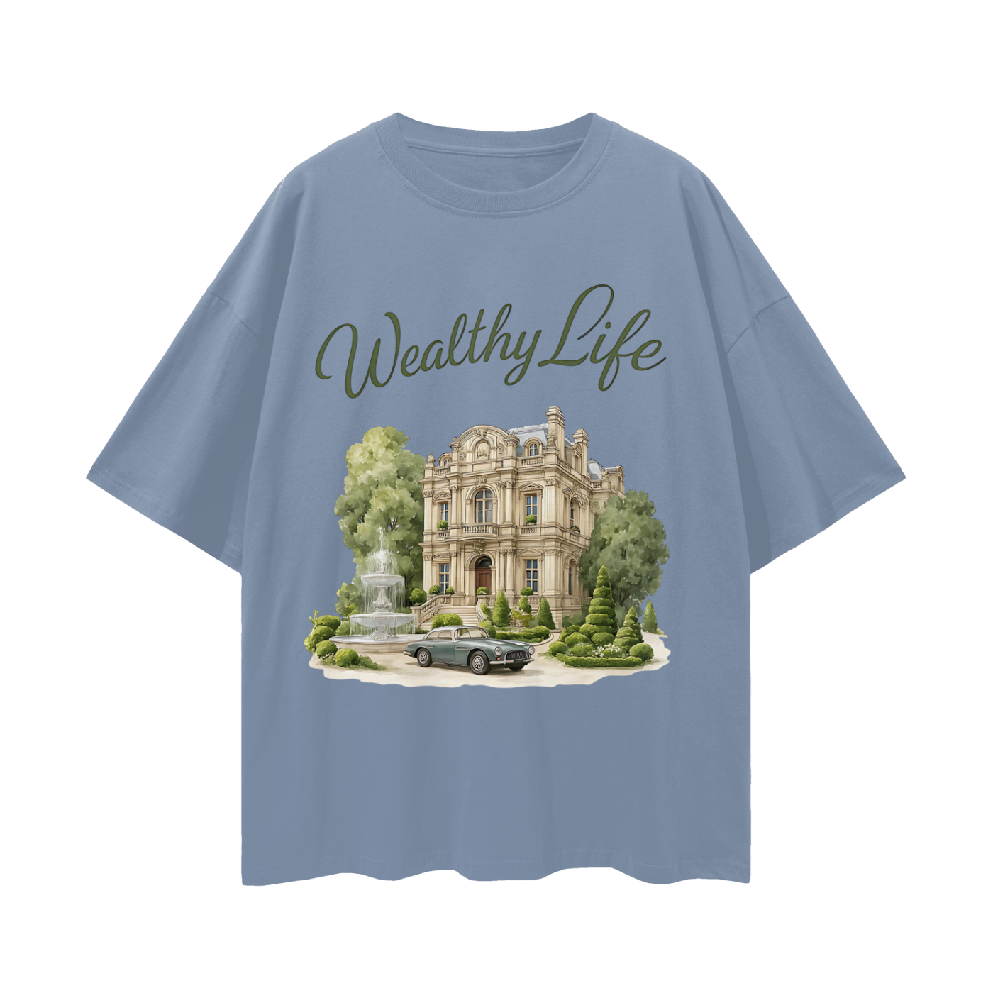 Vintage/Y2K Wealthy Life Luxury Graphic T Shirt