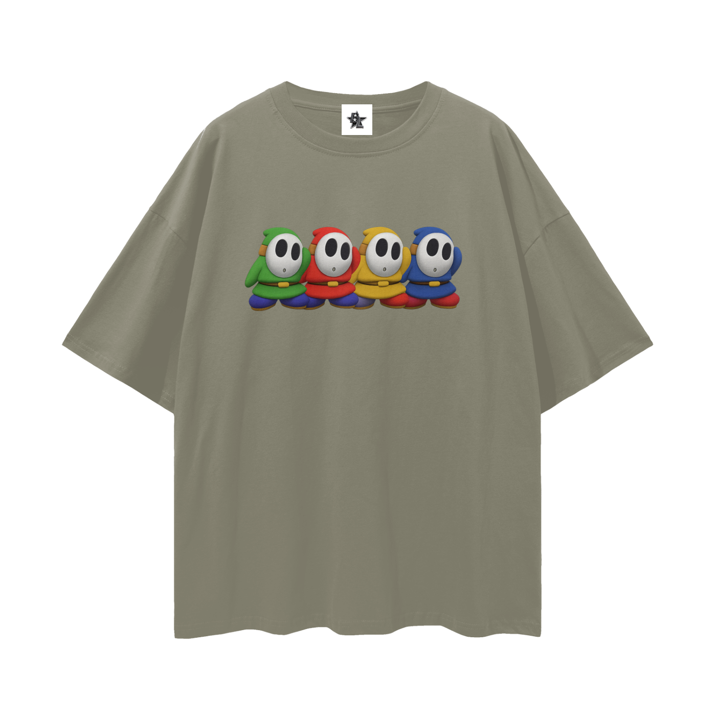 Vintage/Y2K Shy Guy Mario Character Oversized T Shirt