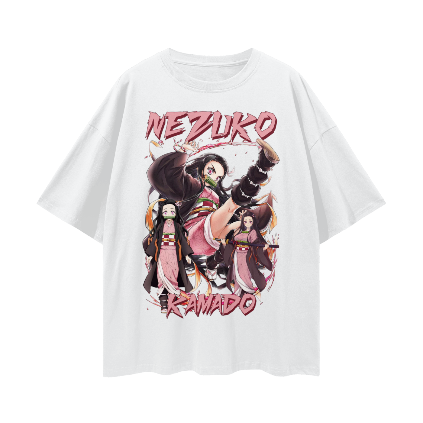 Vintage/Y2K Demon Slayer Anime Nezuko Oversized T Shirt