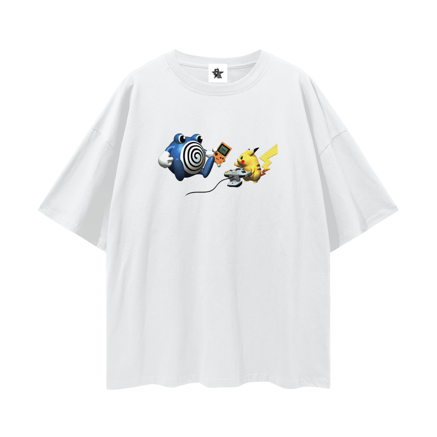 Vintage Y2K Cartoon Critter — Oversized Heavyweight Tee