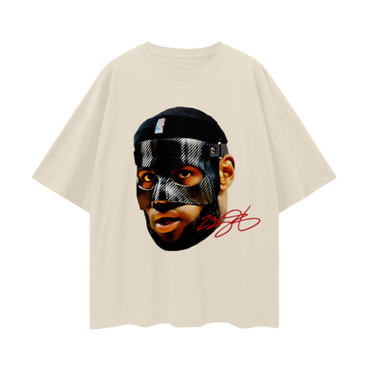 Vintage Like Lebron Mask Oversized T Shirt