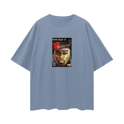 PlayStation 2 50 Cent Bullet Proof PS2 Video Game Disc Tee