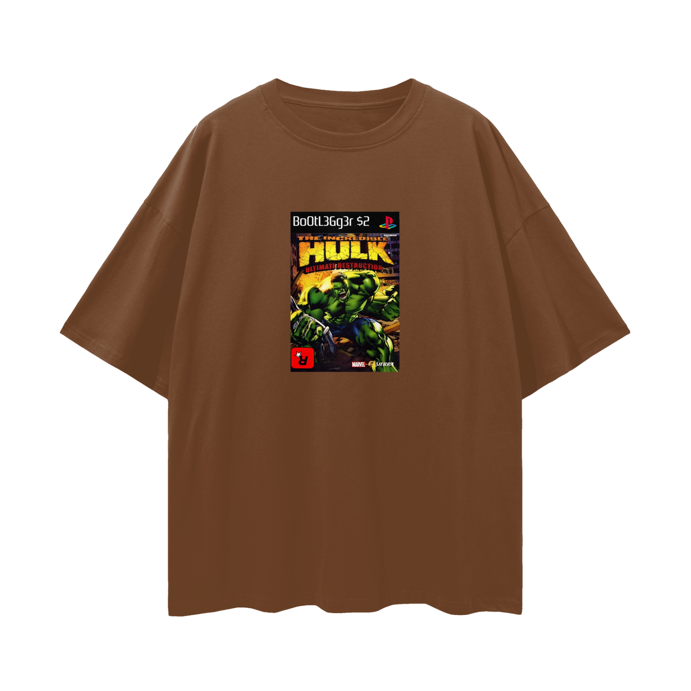 PlayStation 2 The Incredible Hulk PS2 Video Game Disc Tee