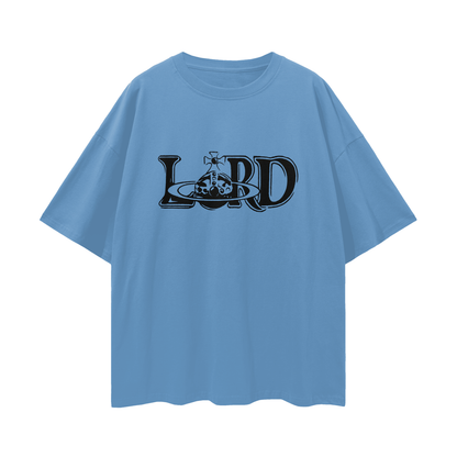 Religious Lord Vivienne Westwood Like Graphic Oversized T Shirt