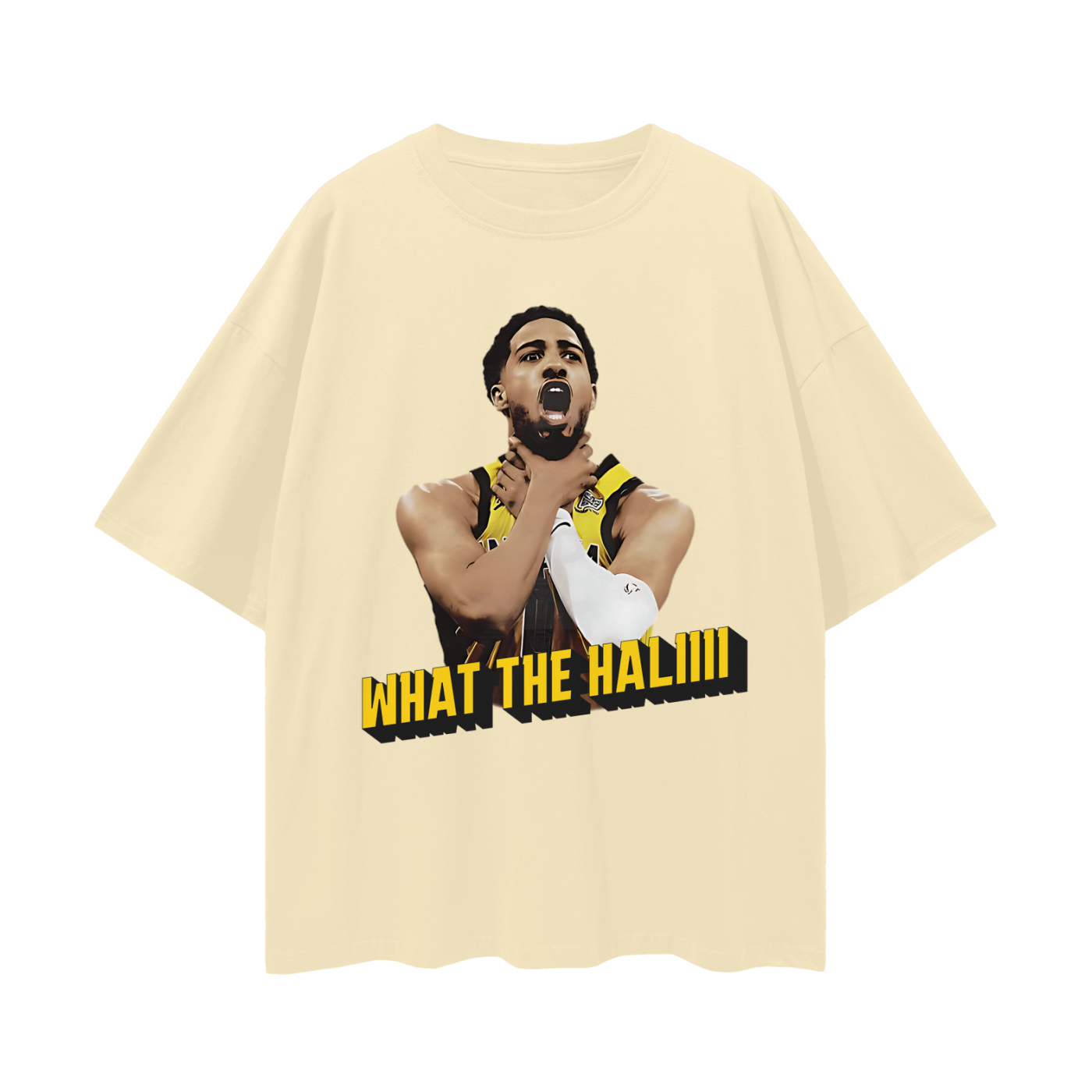 Tyrese Haliburton What The Hali Pacers Choke 90s Y2K Vintage Like Graphic Oversized T Shirt