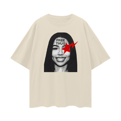 Vintage Like Free Thug Mariah Oversized T Shirt