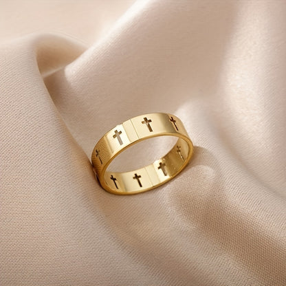 Religious Jesus Cross Ring