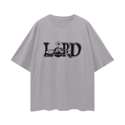 Religious Lord Vivienne Westwood Like Graphic Oversized T Shirt