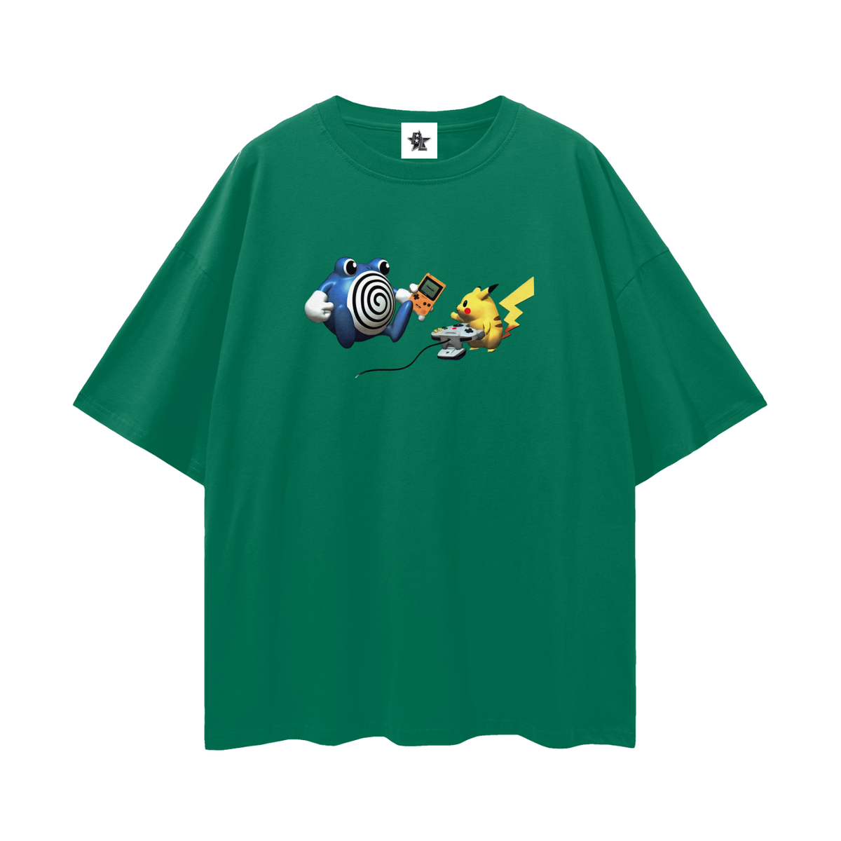 Vintage Y2K Cartoon Critter — Oversized Heavyweight Tee