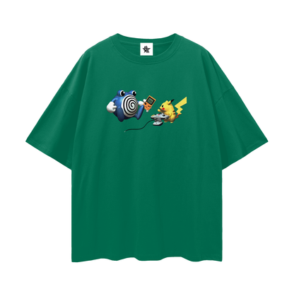 Vintage Y2K Cartoon Critter — Oversized Heavyweight Tee