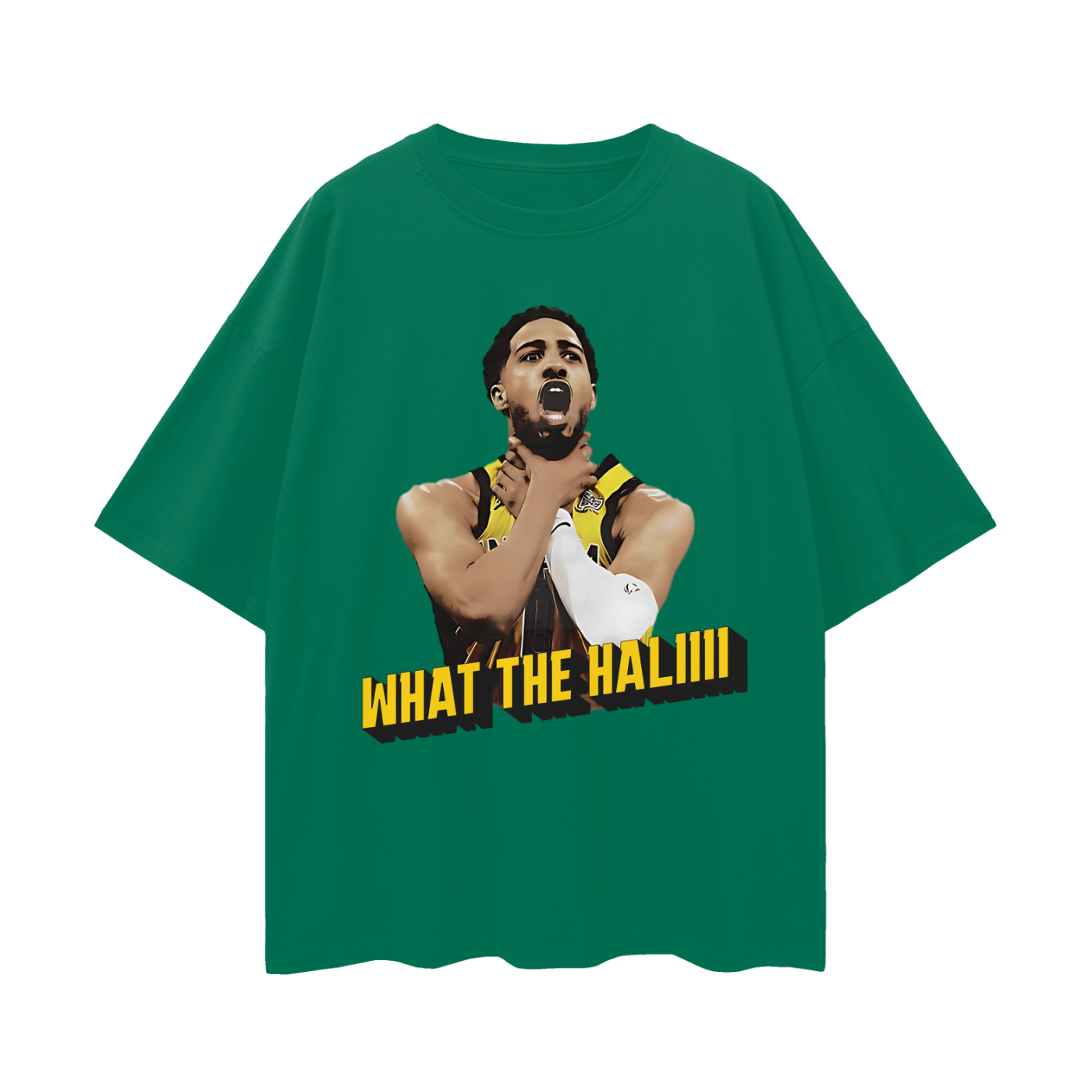 Tyrese Haliburton What The Hali Pacers Choke 90s Y2K Vintage Like Graphic Oversized T Shirt