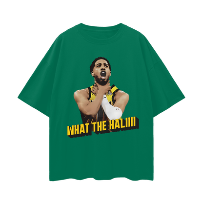 Tyrese Haliburton What The Hali Pacers Choke 90s Y2K Vintage Like Graphic Oversized T Shirt
