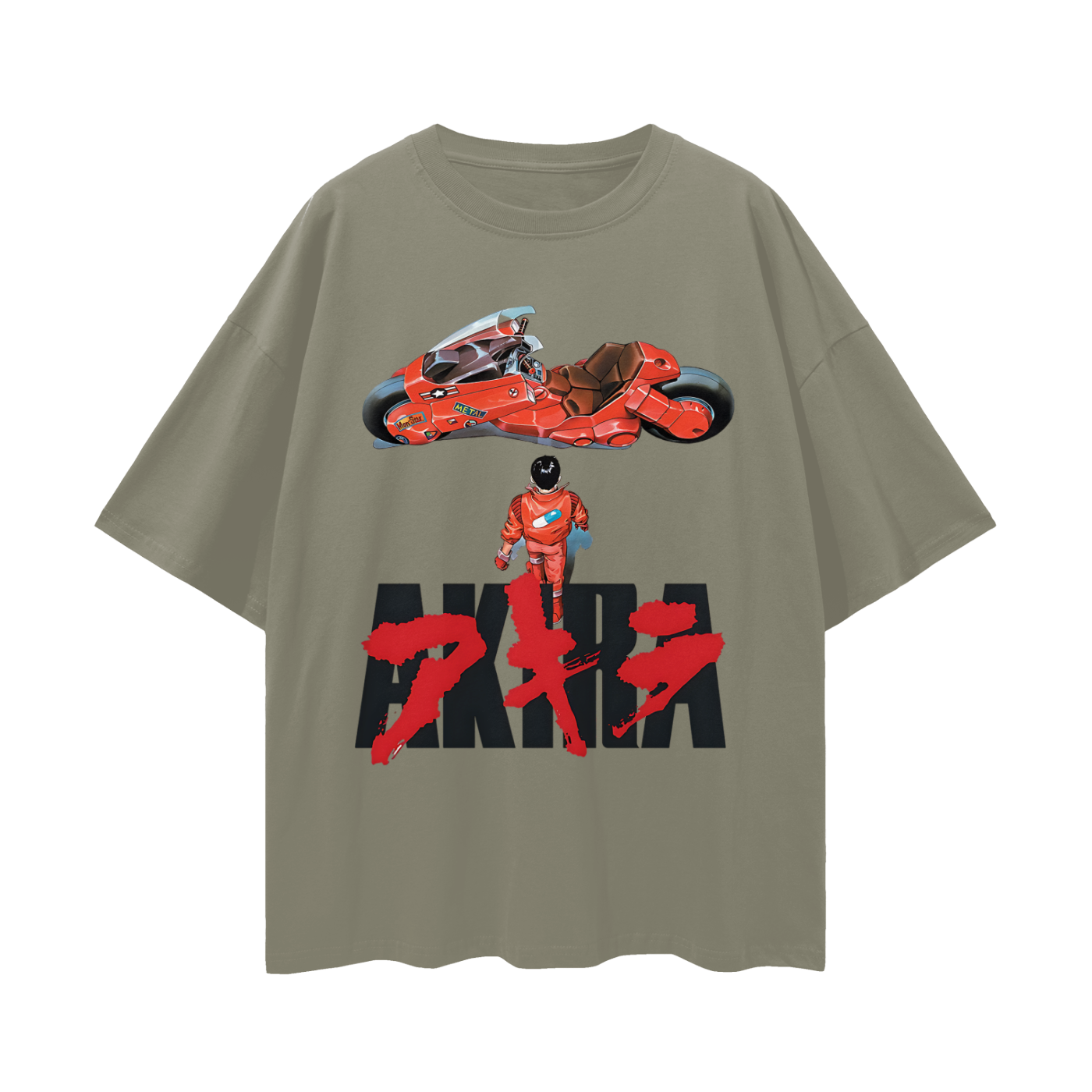 1988 Akira Anime Y2K Vintage Like Graphic Oversized T Shirt
