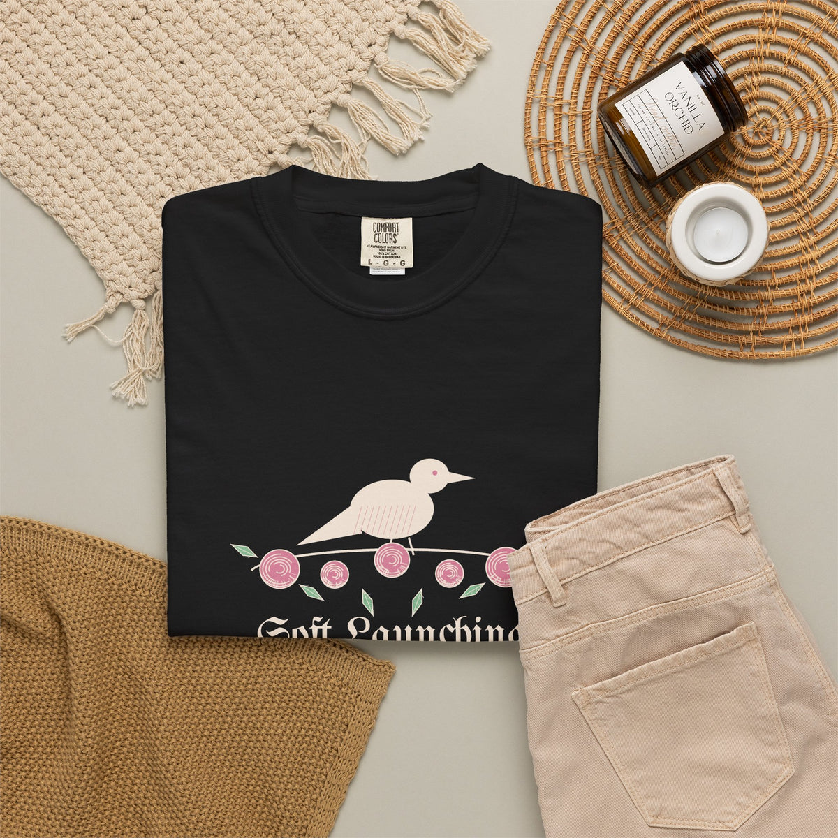Soft Launching My Villain Era Gothic Rose Raven Tee