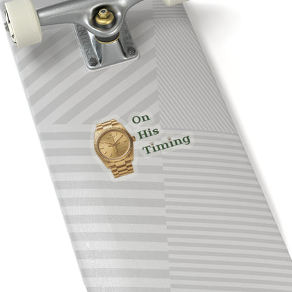 Religious Jesus On His Timing Rolex Sticker