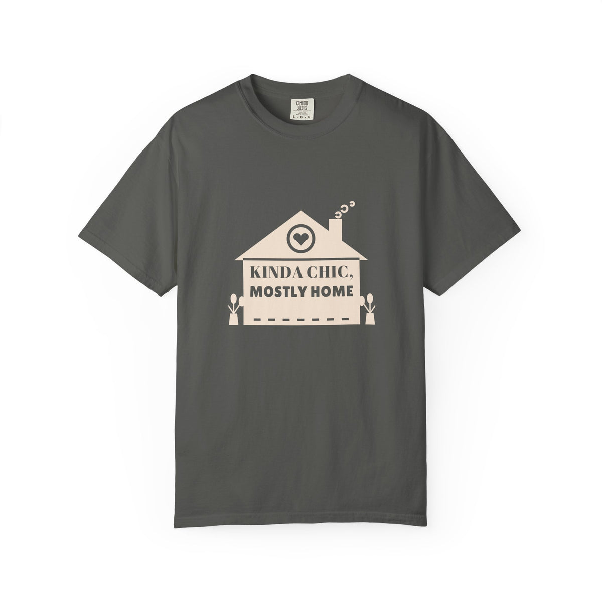 Kinda Chic Mostly Home Minimal Editorial Tee