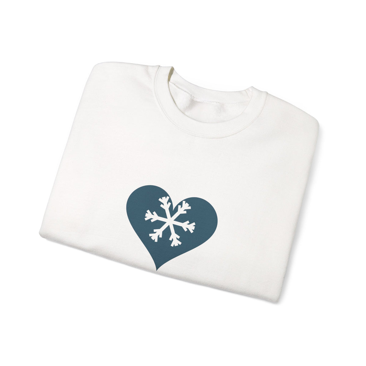 Winter Sweatshirt for Women, Snowy Mood Fierce Heart Crewneck, Christmas Gift for Her, Cozy Snow Season Sweatshirt
